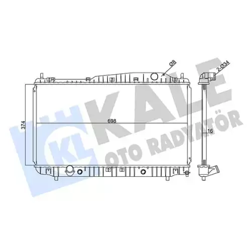 KALE Motor Su Radyatörü 345885