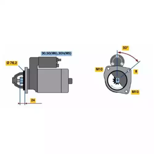 BOSCH Marş Motoru 0001108245