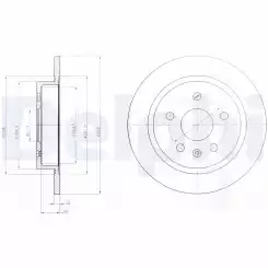 DELPHI Arka Fren Diski Düz 292Mm 16Jant BG4188