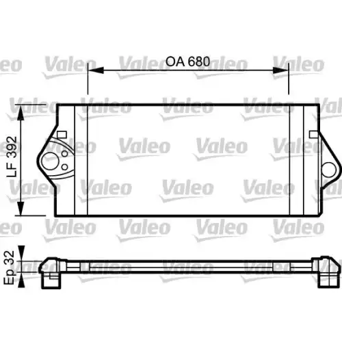 VALEO Turbo İntercool radyatörü 817927