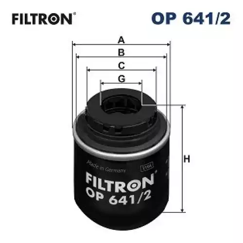 FILTRON Yağ Filtre OP641/2