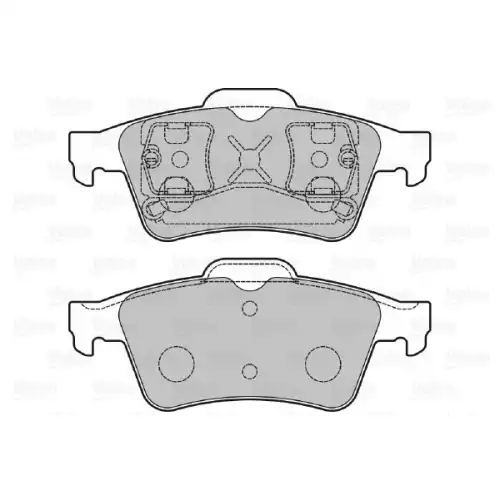 VALEO Arka Fren Balatası Tk 670472