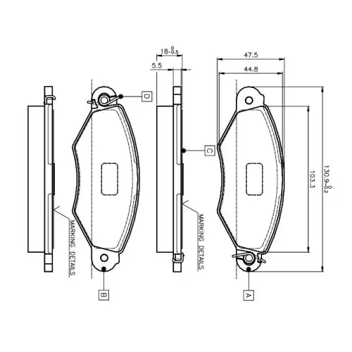 BOSCH Ön Fren Balatası Tk 0986TB2043