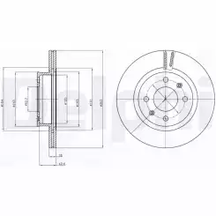 DELPHI Ön Fren Diski Takım BG4295