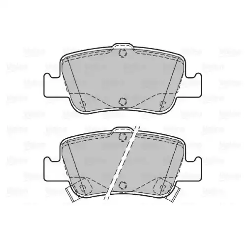 VALEO Arka Fren Balatası Tk 670377