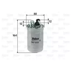 VALEO Yakıt Filtre Mazot 587515