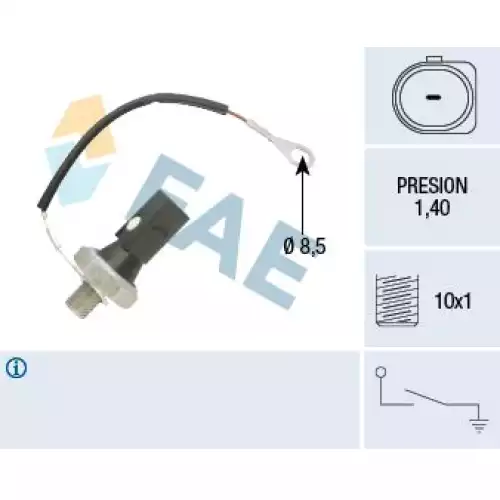 FAE Yağ Müşürü Siyah FAE 12895