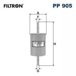 FILTRON Benzin Filtre PP905