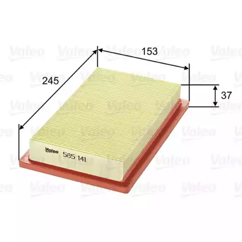 VALEO Hava Filtre 585141