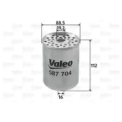 VALEO Yakıt Filtre Mazot 587704