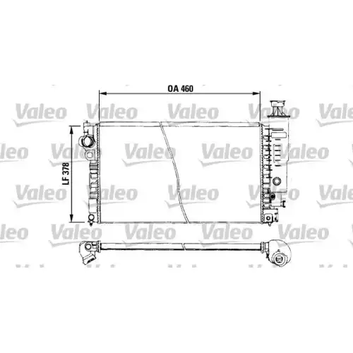 VALEO Motor Su Radyatörü 730572