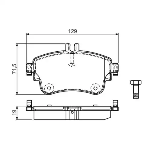 BOSCH Ön Fren Balatası 0986TB3194