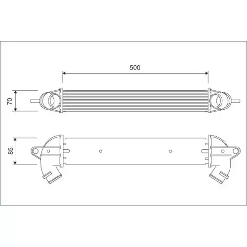 VALEO Turbo İntercooler Radyatörü 818711