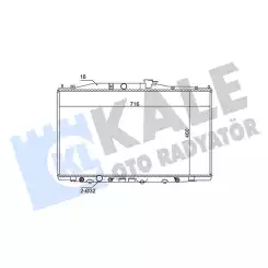 KALE Motor Su Radyatörü 341955