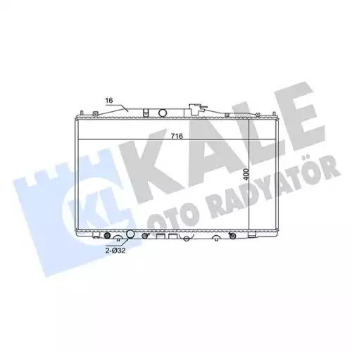 KALE Motor Su Radyatörü 341955