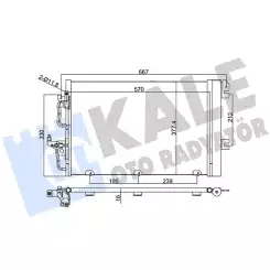 KALE Klima Radyatörü Kondanser 393400