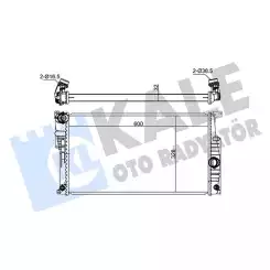 KALE Motor Su Radyatörü 346070