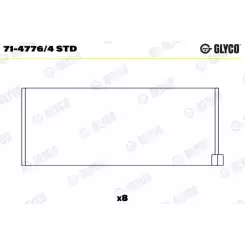 GLYCO Kol Yatak Std 71-4776/4 STD