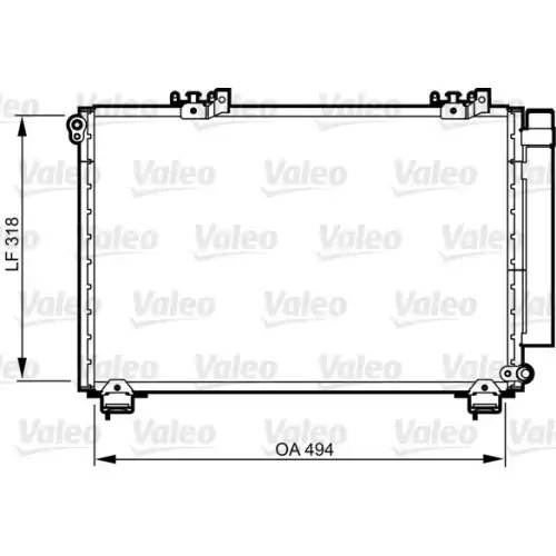 VALEO Klima Radyatörü Kondenser 814309