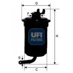 UFI Benzin Filtre 31.695.00