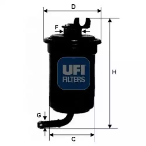 UFI Benzin Filtre 31.695.00