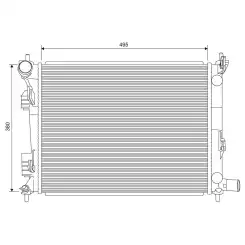 VALEO Motor Su Radyatörü 701620