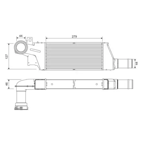 VALEO Turbo İntercooler Radyatörü 818809