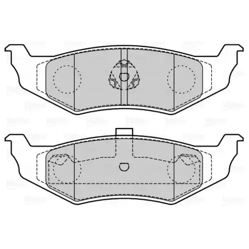 VALEO Arka Fren Balatası Tk 670089