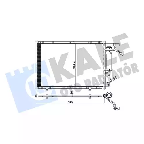 KALE Klima Radyatörü Kondanser 347320