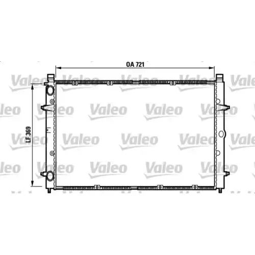 VALEO Motor Su Radyatörü 732397