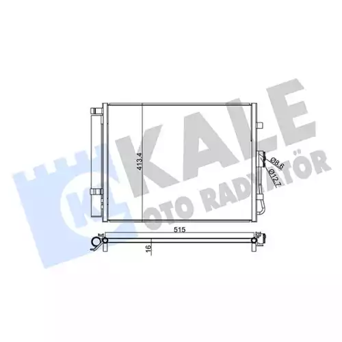 KALE Klima Radyatörü Kondanser 345240