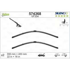 VALEO Ön Cam Silecek Süpürgesi Takım 550 400mm Klası 574368