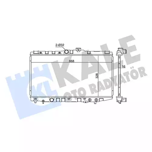 KALE Motor Su Radyatörü 342155