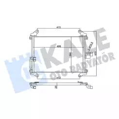 KALE Klima Radyatörü Kondanser 345345