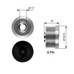 GATES Alternatör Kasnağı OAP7034