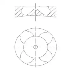 MAHLE Piston+Segman 0.50 79.00Mm 012 11 03