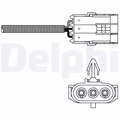 DELPHI Lambda Oksijen Sensörü ES10995-12B1