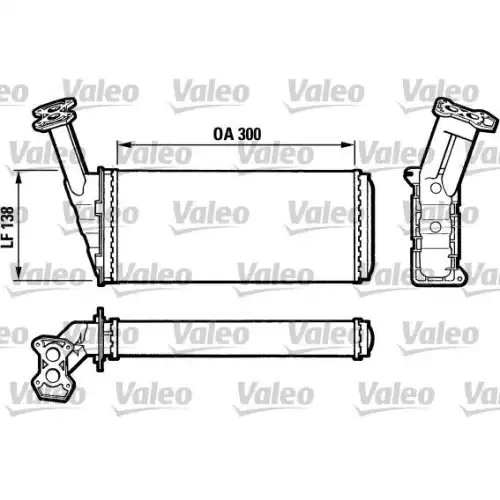 VALEO Kalorifer Radyatörü 812036