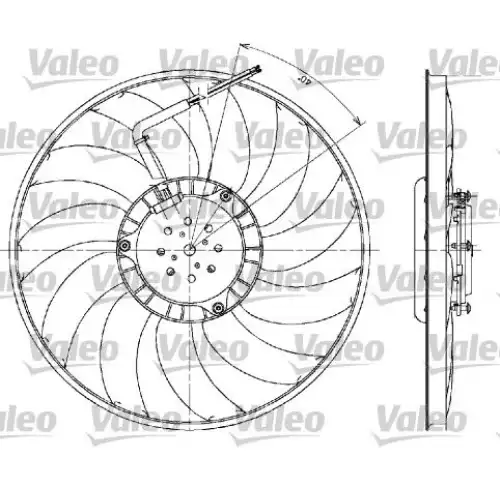 VALEO Radyatör Fan Motoru 698610