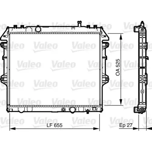 VALEO Motor Su Radyatörü 735442