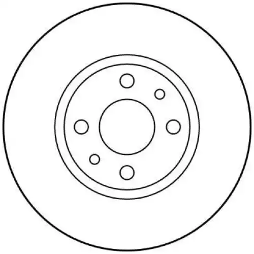 TRW Arka Fren Diski Düz DF1790