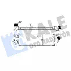 KALE Turbo Radyatörü İntercooler 345030