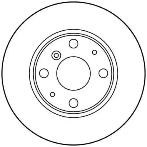 TRW Ön Fren Diski Havalı 234.4mm DF3114