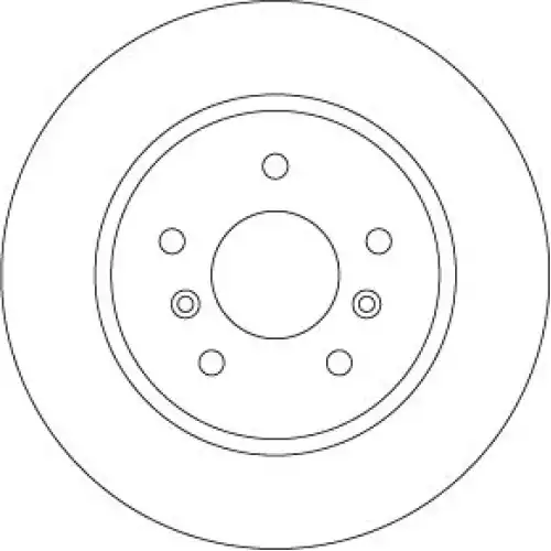 TRW Arka Fren Diski Düz DF6787