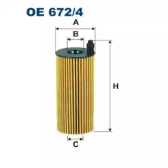 FILTRON Yağ Filtre OE672/4