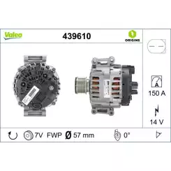 VALEO Alternatör Şarj Dinamosu 150A 439610