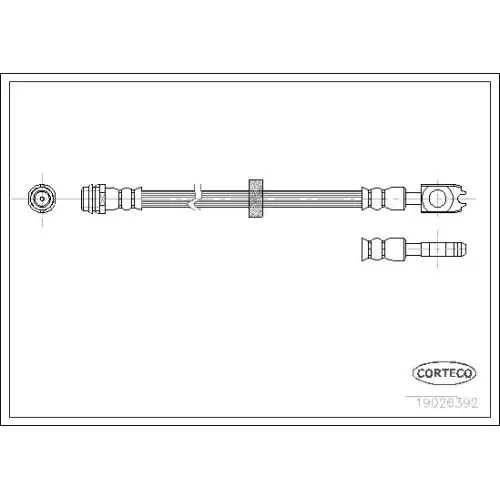 CORTECO Fren Hortumu Ön 435mm 19026392