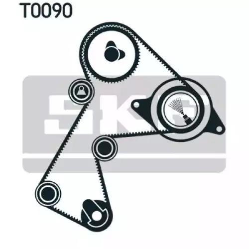 SKF Eksantrik Kayış Triger Seti 151-254 VKMA06116