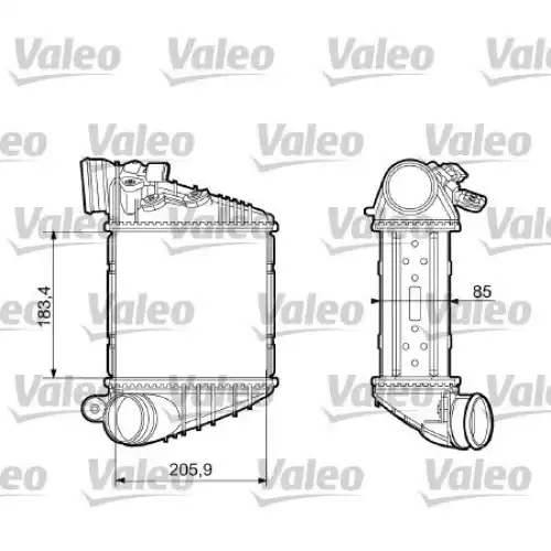 VALEO Turbo İntercooler Radyatörü 817653