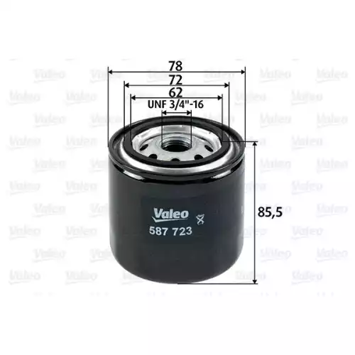 VALEO Yakıt Filtre Mazot 587723